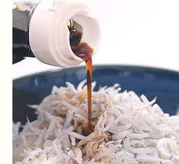 しらす丼の醤油